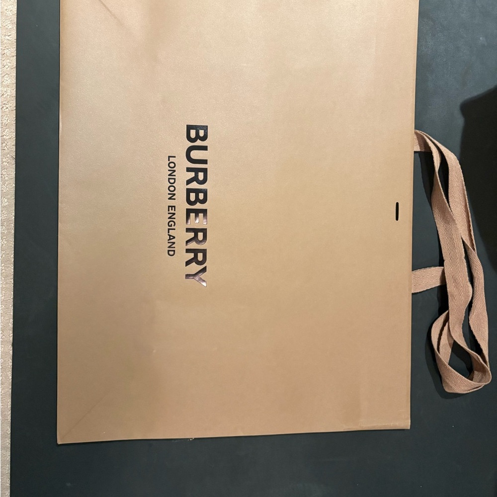 Burberry Beige Tote with Logo